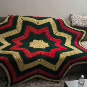 handmade  crochet   blanket